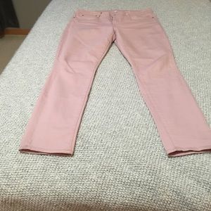 Soft Pink 7 For All Mankind Jeans- Like New